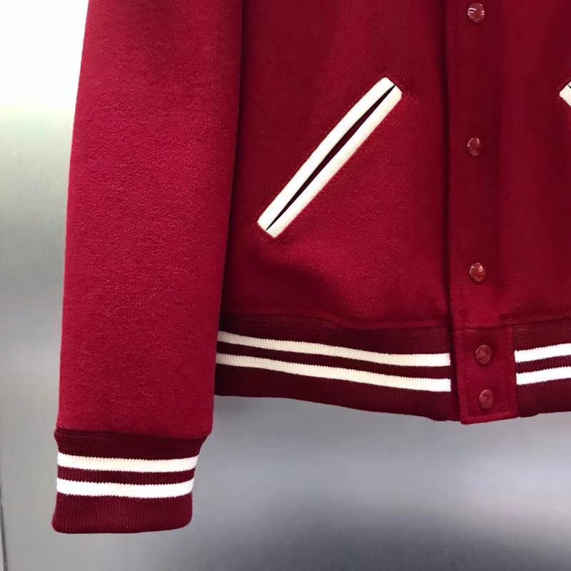 Saint Laurent Wool Varsity Jacket - 