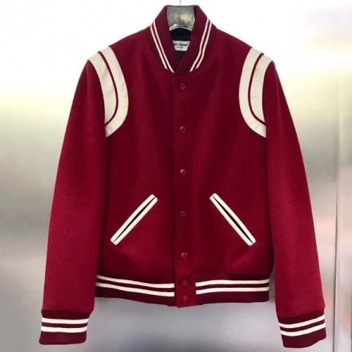 Saint Laurent Wool Varsity Jacket - PerfectKickZ