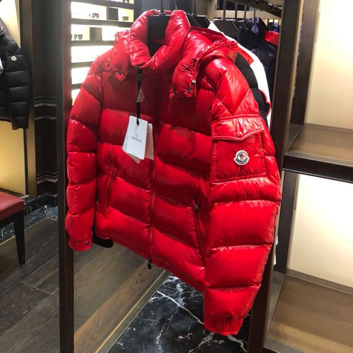 Moncler Red Down Jacket - PerfectKickZ