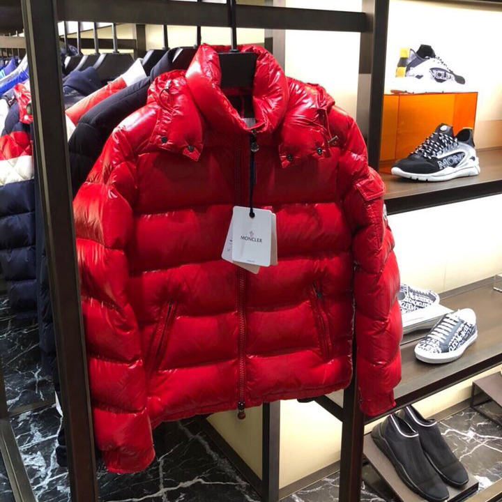 Moncler Red Down Jacket - 