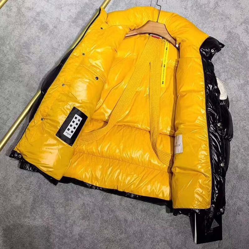 Moncler Down Jacket  Black/Yellow - PerfectKickZ