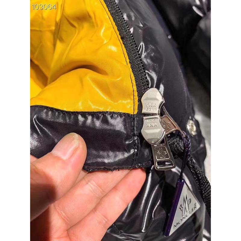Moncler Down Jacket  Black/Yellow - PerfectKickZ