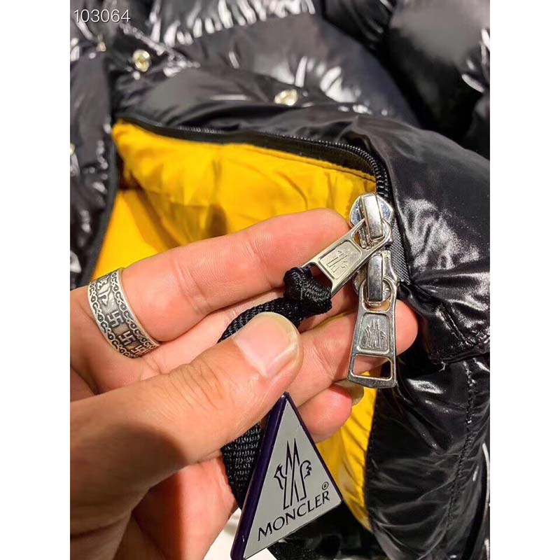 Moncler Down Jacket  Black/Yellow - PerfectKickZ