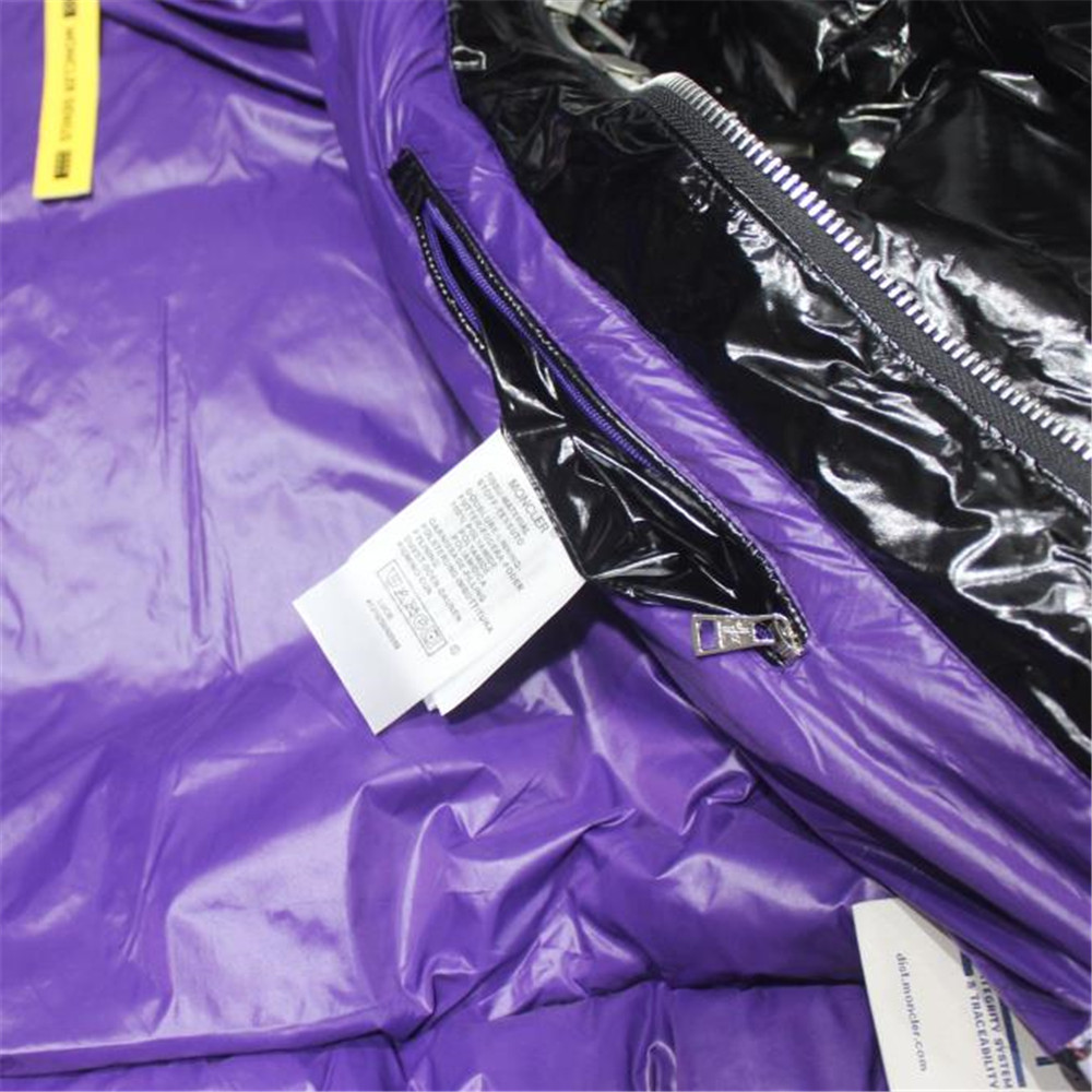 Moncler Down Jacket Black/Purple - PerfectKickZ