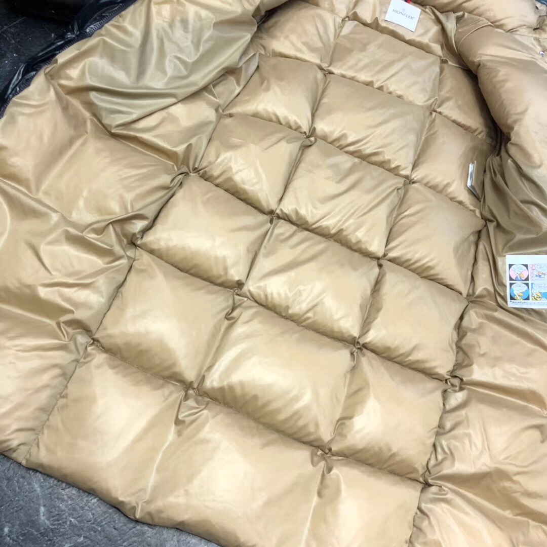 Moncler Black Long Down Jacket - PerfectKickZ