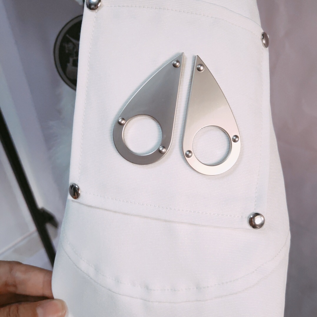 Moose Knuckles White Down Jacket  - PerfectKickZ