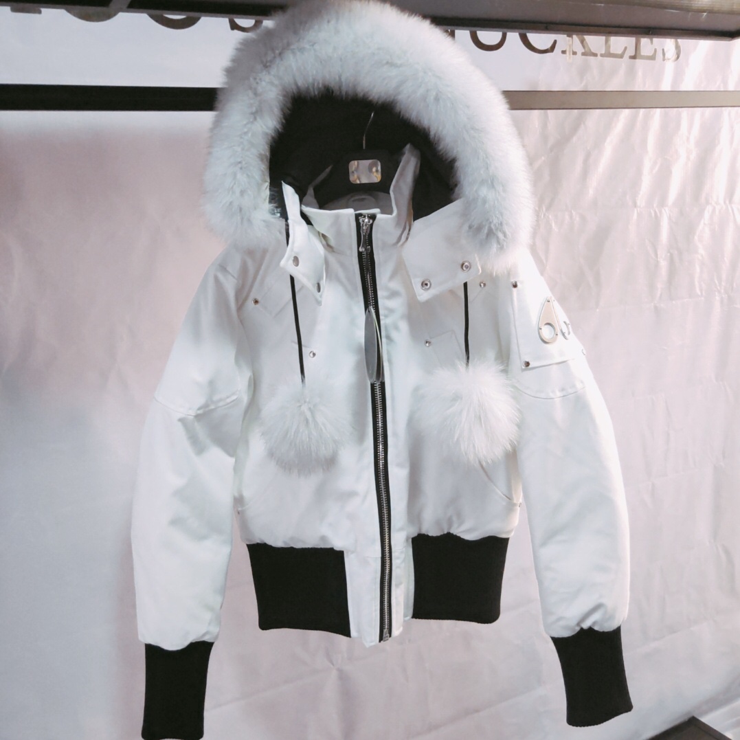 Moose Knuckles White Down Jacket  - PerfectKickZ