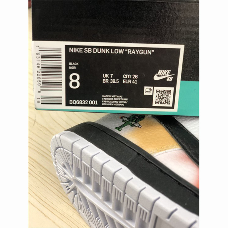 Nike Dunk SB Low Raygun Tue-Dye In White/Black - PerfectKickZ