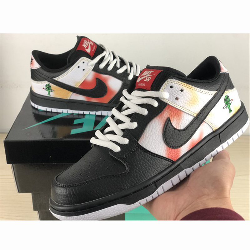 Nike Dunk SB Low Raygun Tue-Dye In White/Black - PerfectKickZ