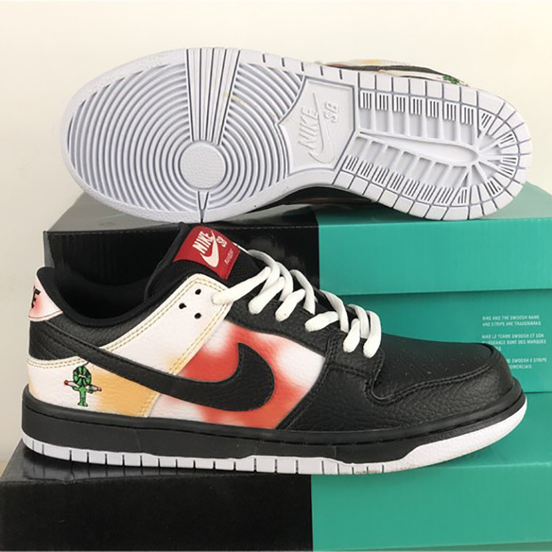 Nike Dunk SB Low Raygun Tue-Dye In White/Black - PerfectKickZ