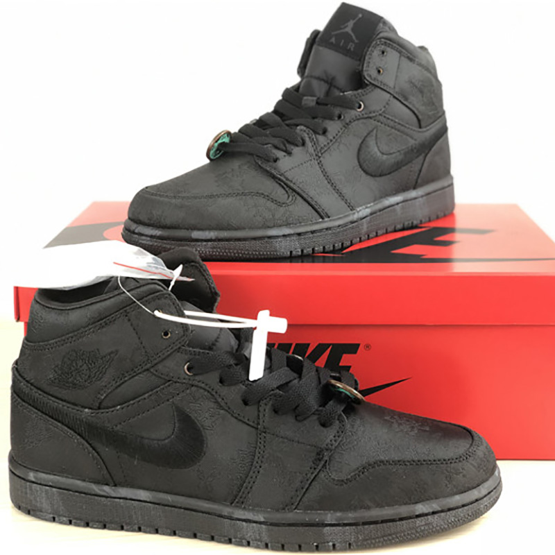 Jordan Clot X AJ1 Mid GPX "Fearless" Black - PerfectKickZ