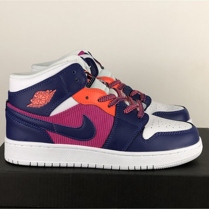 Jordan Air Jordan 1 Mid GS Fire Pink - PerfectKickZ