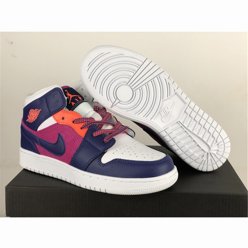 Jordan Air Jordan 1 Mid GS Fire Pink - PerfectKickZ