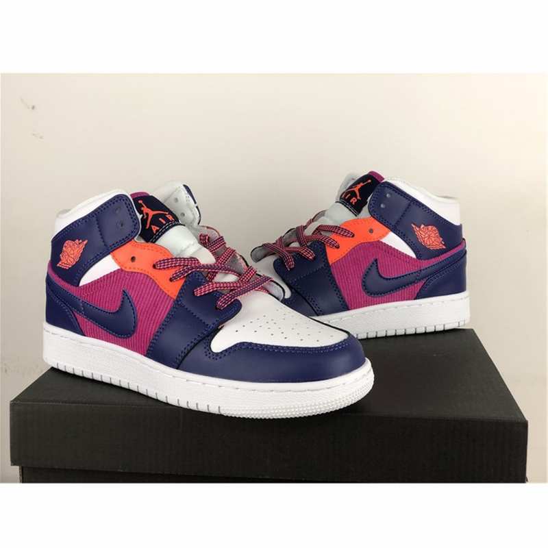 Jordan Air Jordan 1 Mid GS Fire Pink - PerfectKickZ