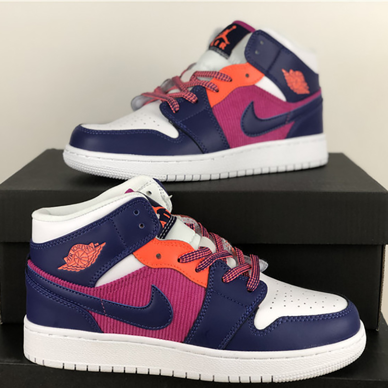 Jordan Air Jordan 1 Mid GS Fire Pink - PerfectKickZ