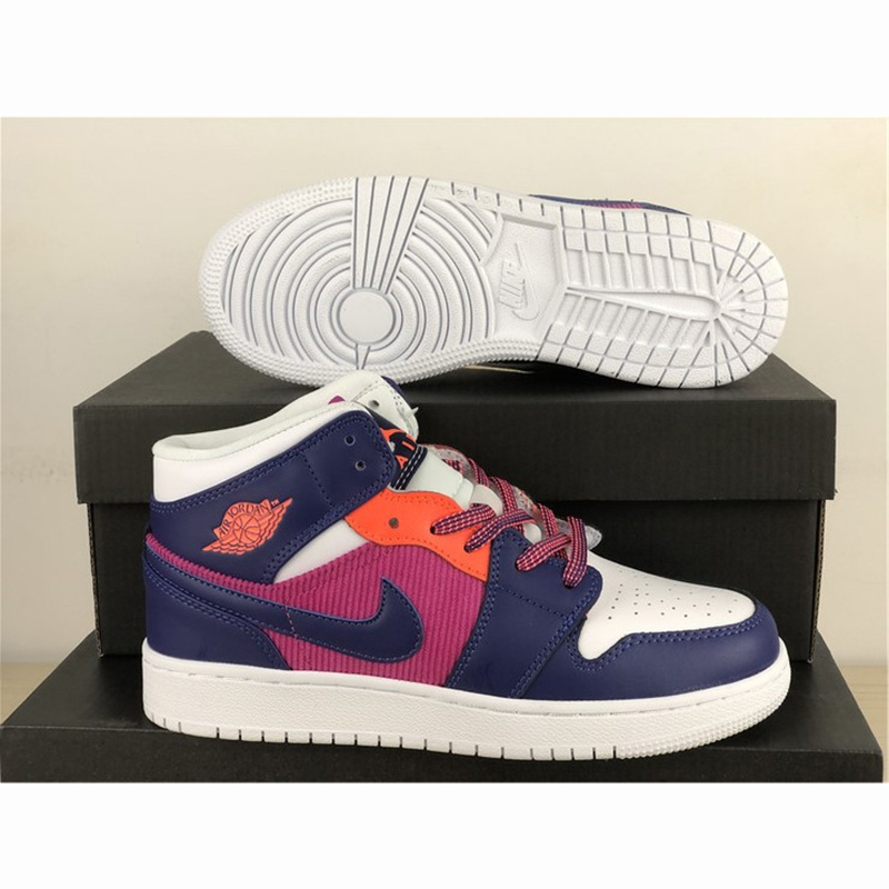 Jordan Air Jordan 1 Mid GS Fire Pink - PerfectKickZ
