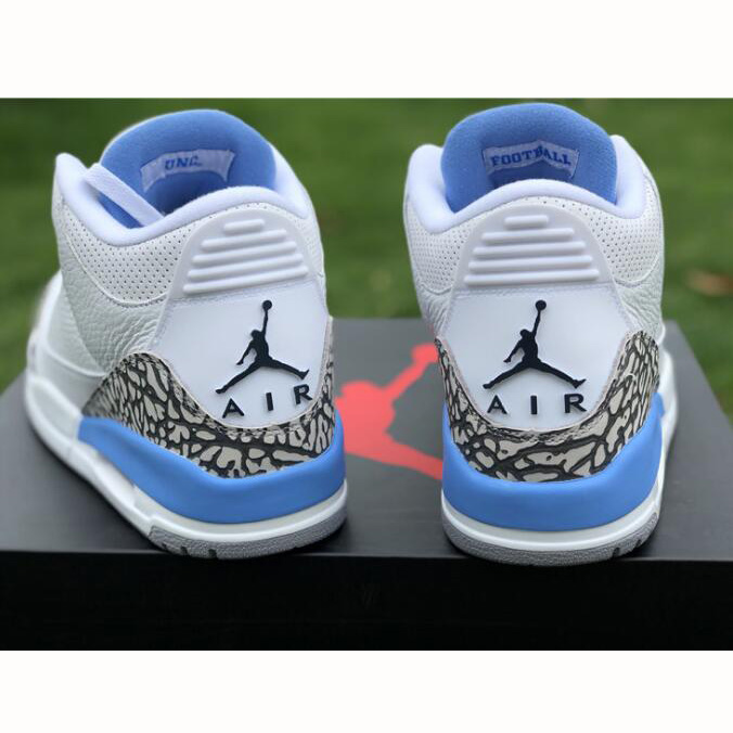 Jordan Air Jordan 3 UNC Mens Basketball Sneaker - 