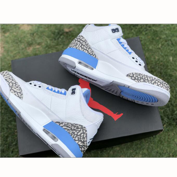 Jordan Air Jordan 3 UNC Mens Basketball Sneaker - 