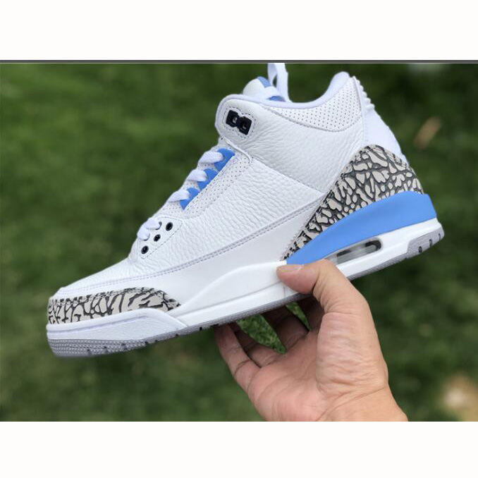 Jordan Air Jordan 3 UNC Mens Basketball Sneaker - 