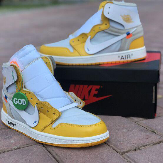 Off-White™ X Air Jordan 1 "Canary Yellow" - 