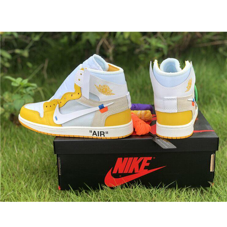Off-White™ X Air Jordan 1 "Canary Yellow" - 