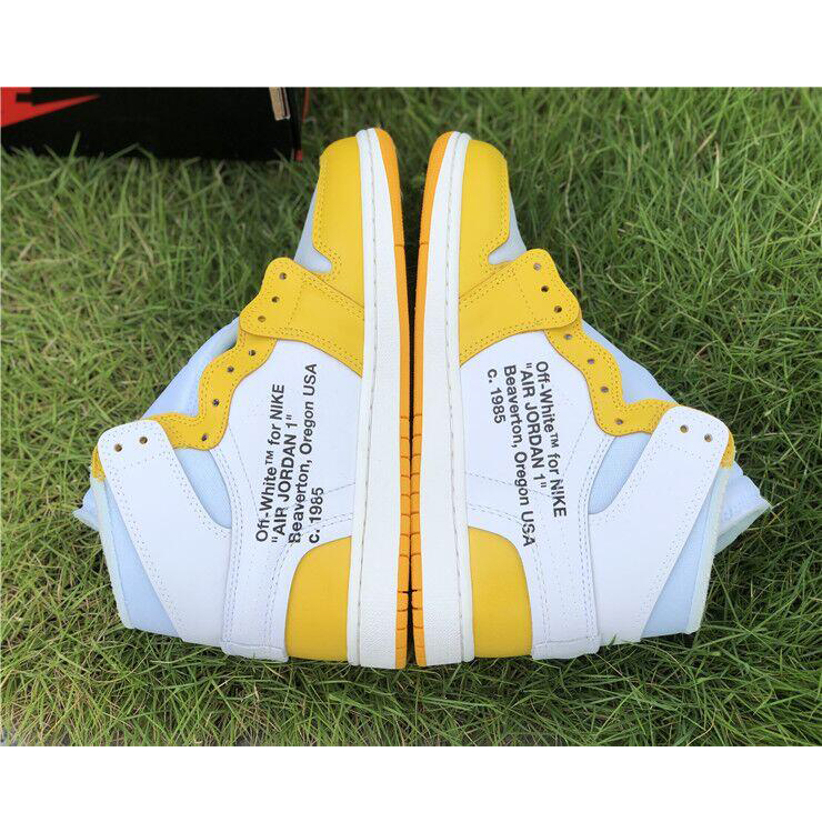 Off-White™ X Air Jordan 1 "Canary Yellow" - 