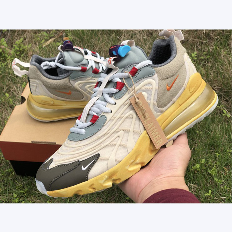 Travis Scott X Nike Air Max 270 React "Cactus Trails" - 