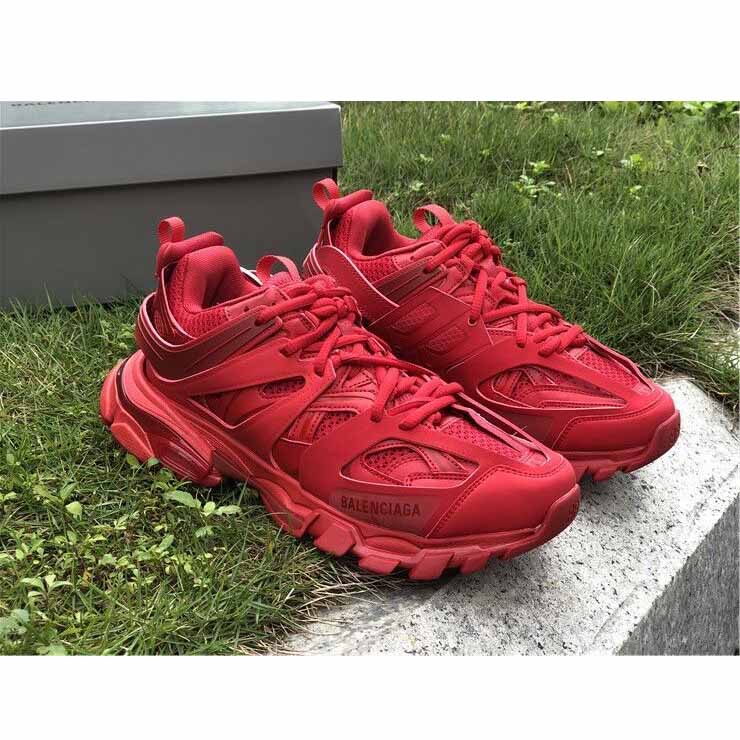 Balenciaga Women Track Sneaker In Red - PerfectKickZ