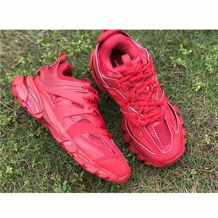 Balenciaga Women Track Sneaker In Red - PerfectKickZ