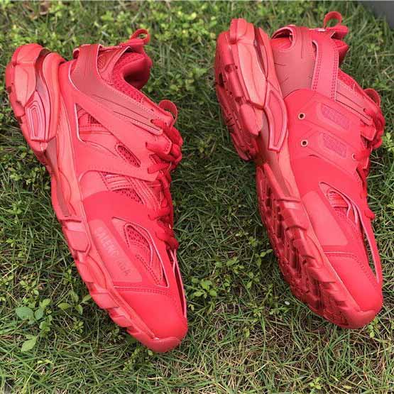 Balenciaga Women Track Sneaker In Red - PerfectKickZ
