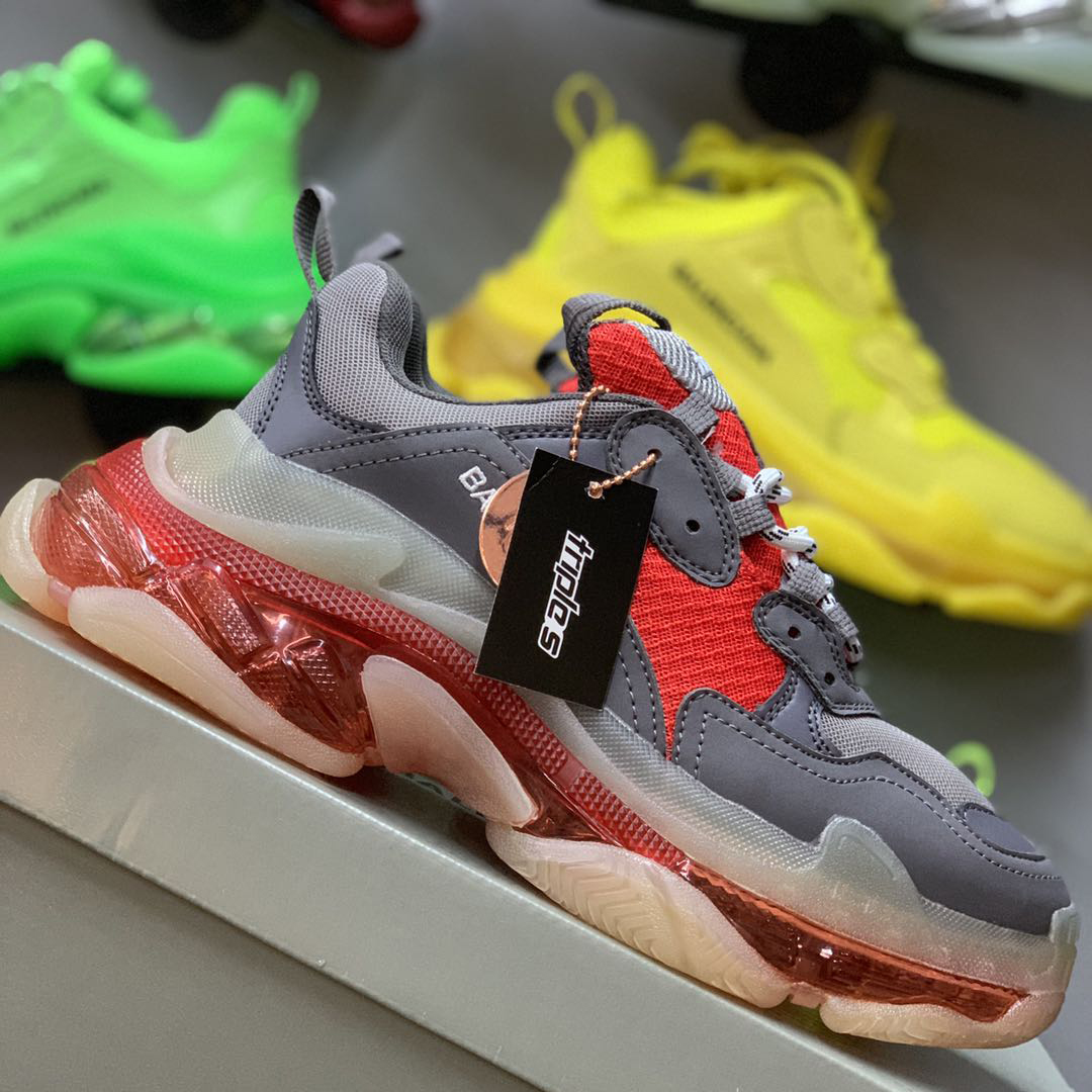 Balenciaga Triple S Clear Sole Sneaker  - 