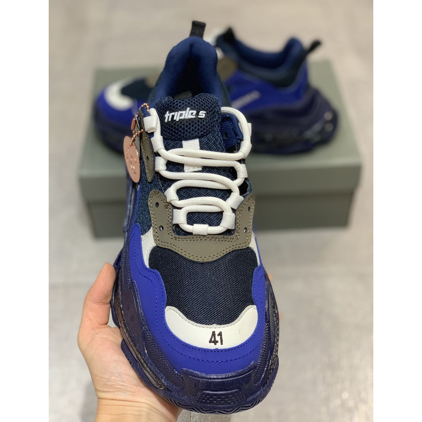 Balenciaga Triple S Clear Sole Sneaker  - PerfectKickZ