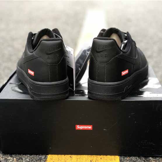 Nike X Supreme Air Force 1 Black - PerfectKickZ