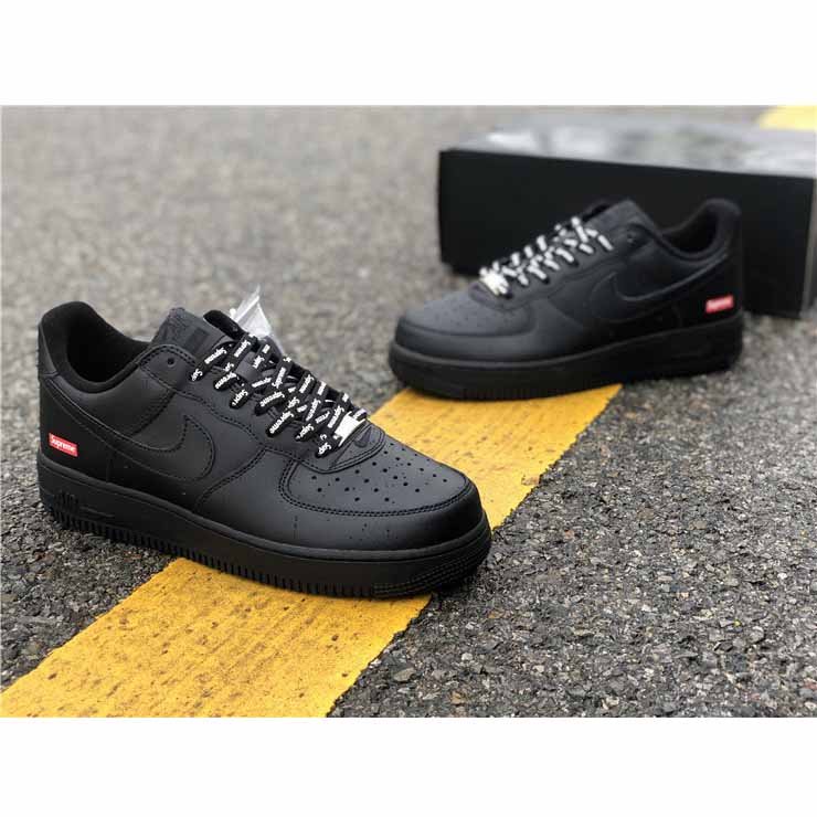 Nike X Supreme Air Force 1 Black - PerfectKickZ