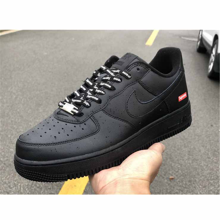 Nike X Supreme Air Force 1 Black - PerfectKickZ