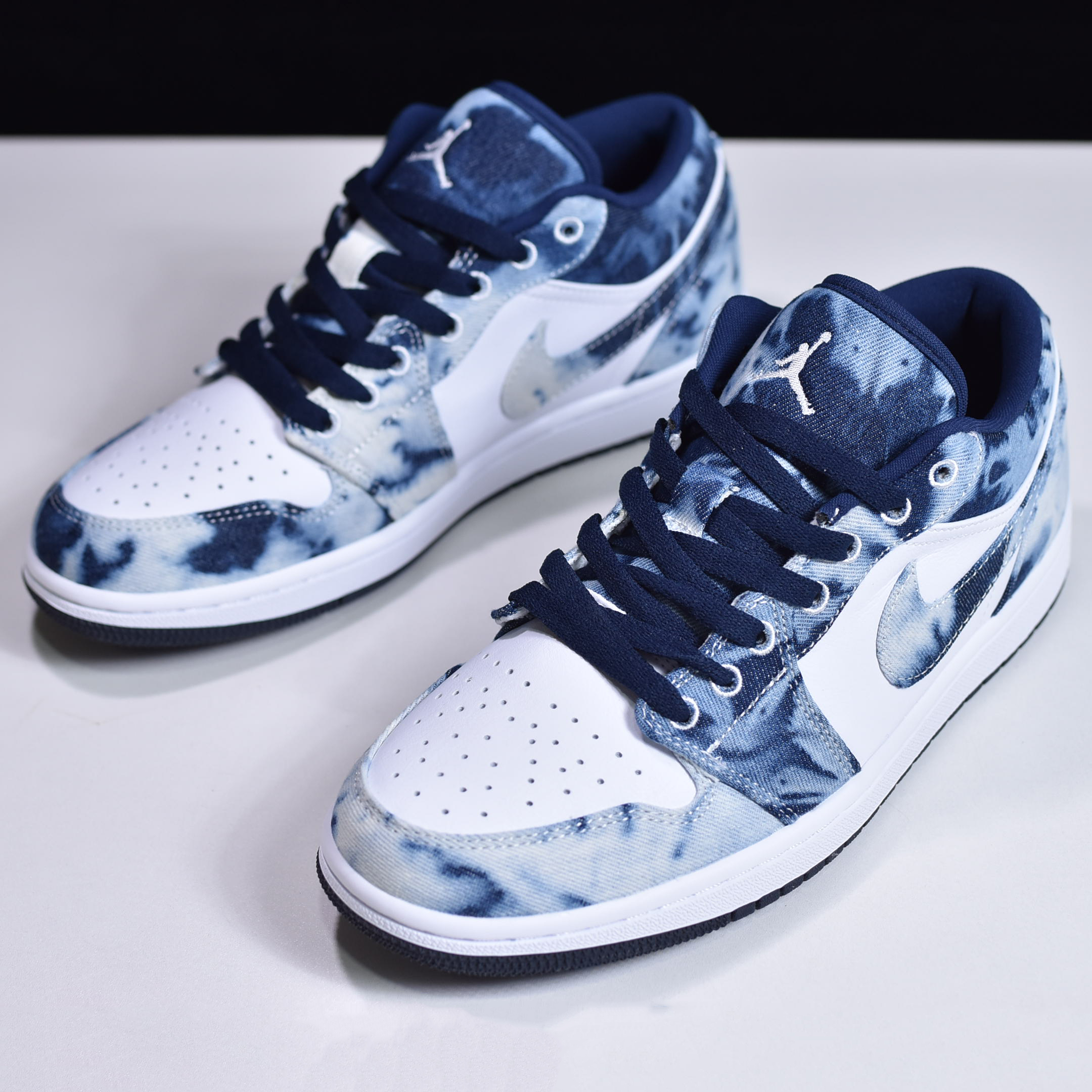 Jordan AJ1 Low "Washed Denim"   - PerfectKickZ