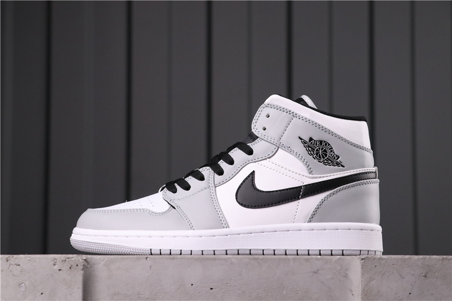 Jordan 1 Mid Light Smoke Grey - PerfectKickZ