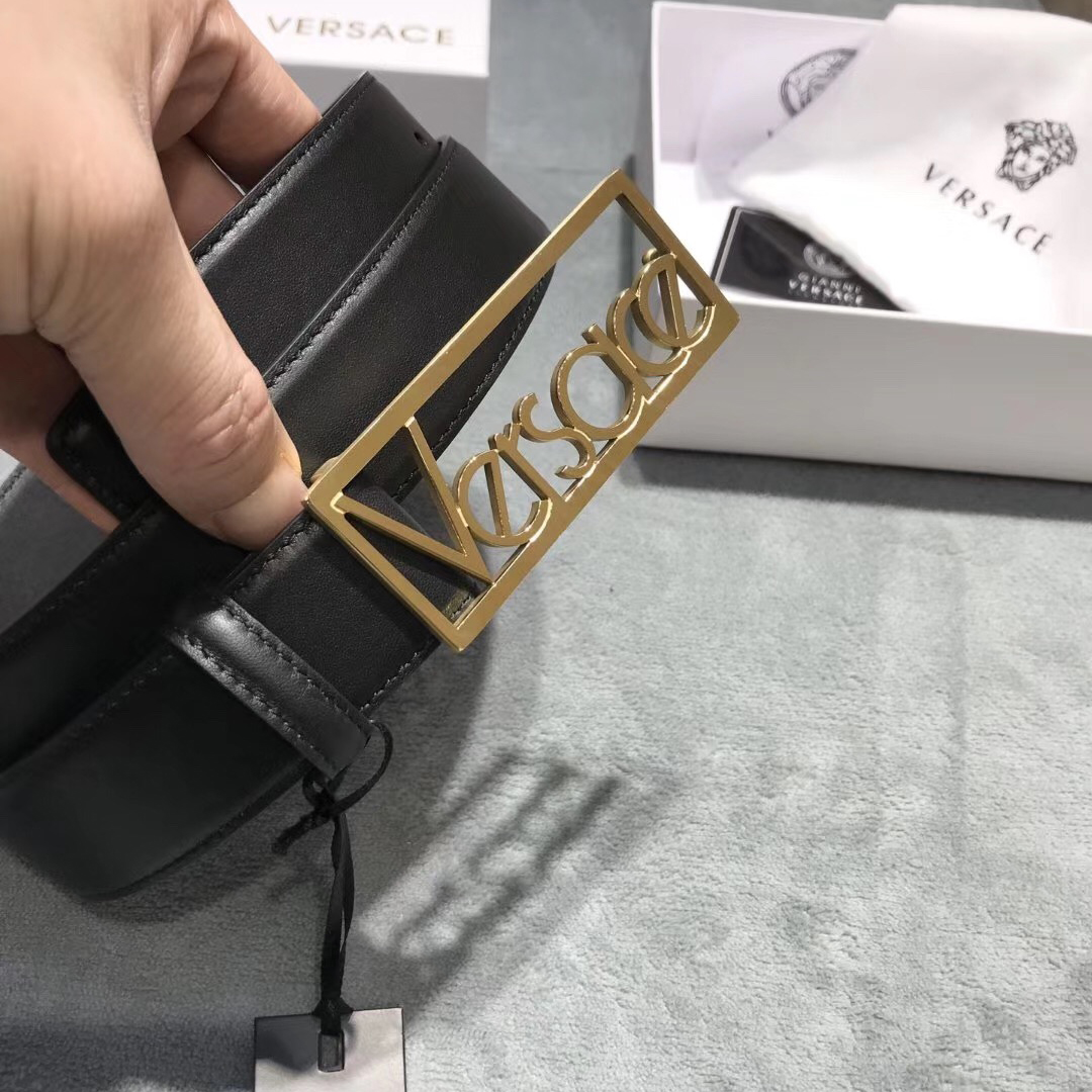 Versace Leather Belt - PerfectKickZ