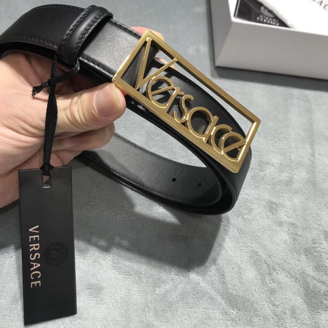 Versace Leather Belt - PerfectKickZ