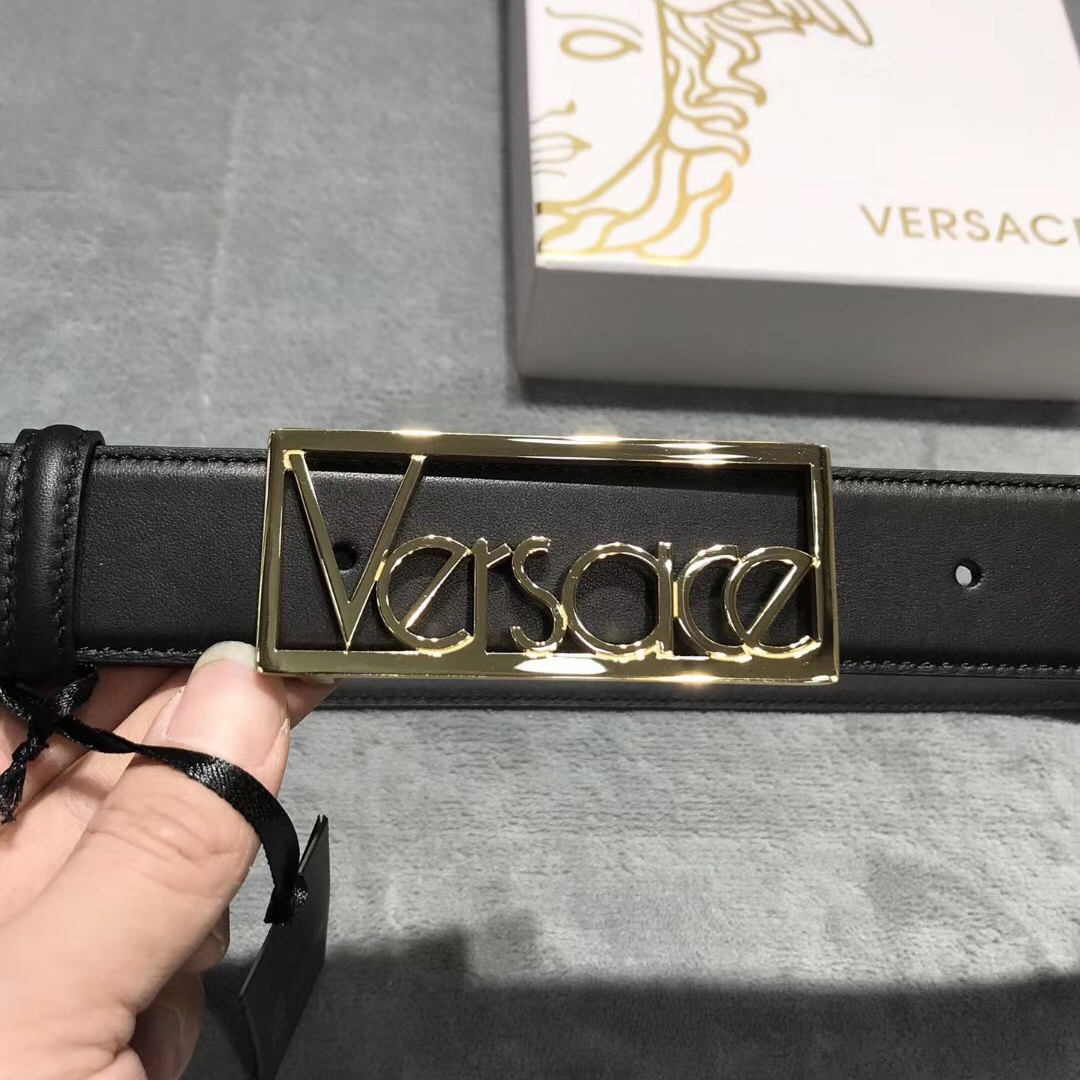 Versace Leather Belt - PerfectKickZ