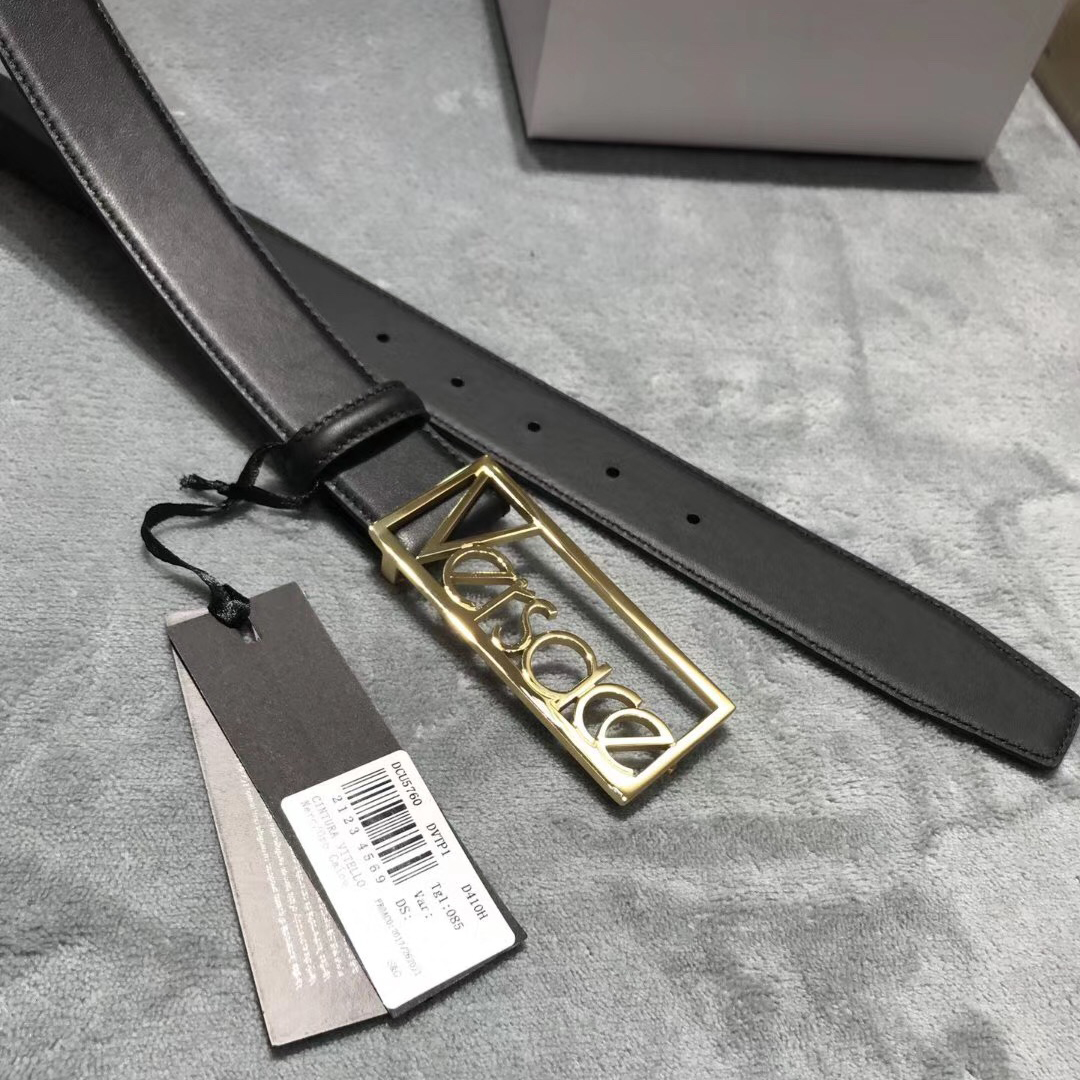 Versace Leather Belt - PerfectKickZ