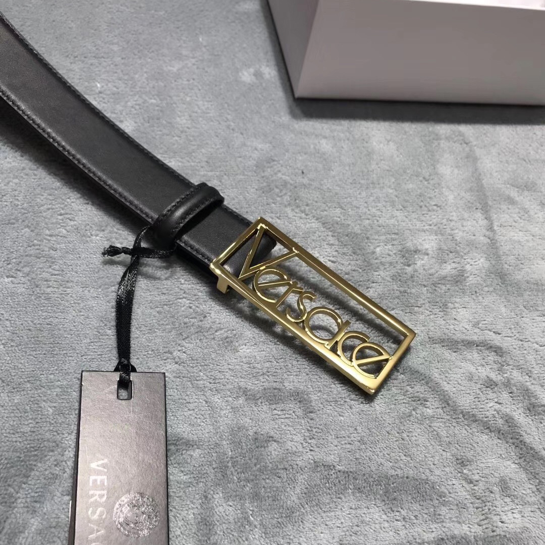 Versace Leather Belt - PerfectKickZ