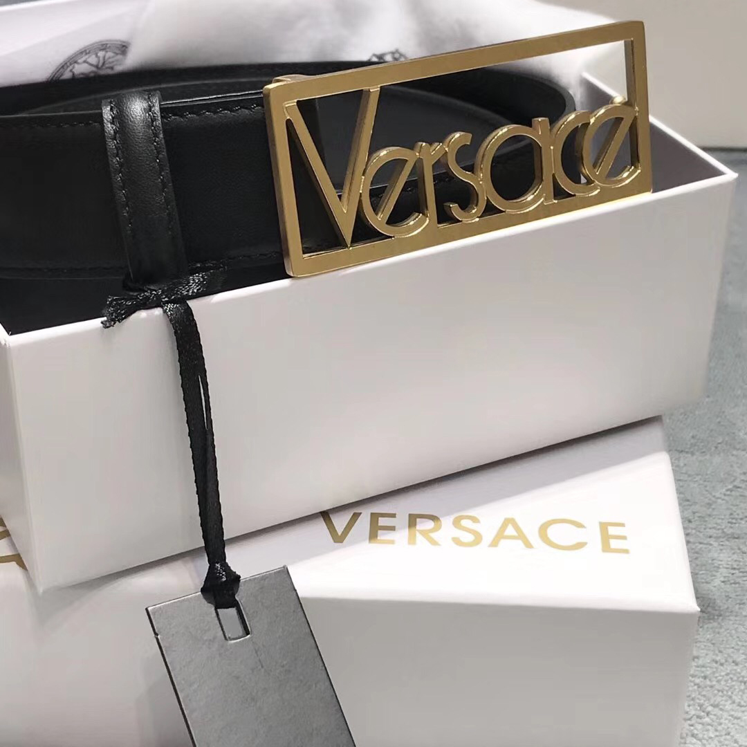 Versace Leather Belt - PerfectKickZ