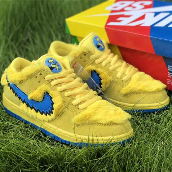 Grateful Dead X Nike SB Dunk Low "Yellow Bear" - PerfectKickZ