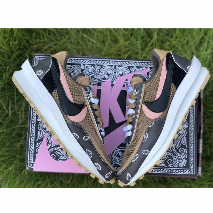 Lvd Waffle Daybreak X Nike Sacai White Brown Grey - PerfectKickZ