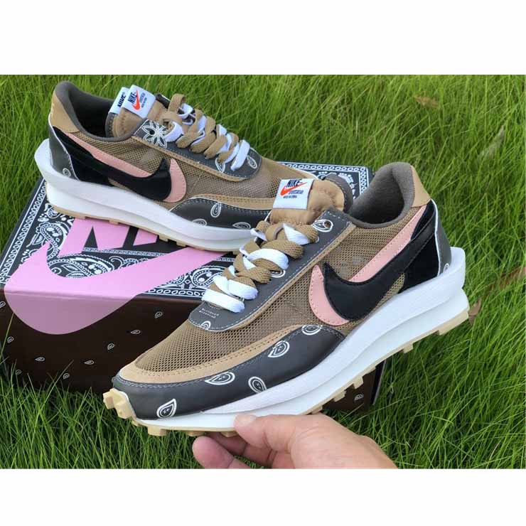Lvd Waffle Daybreak X Nike Sacai White Brown Grey - PerfectKickZ