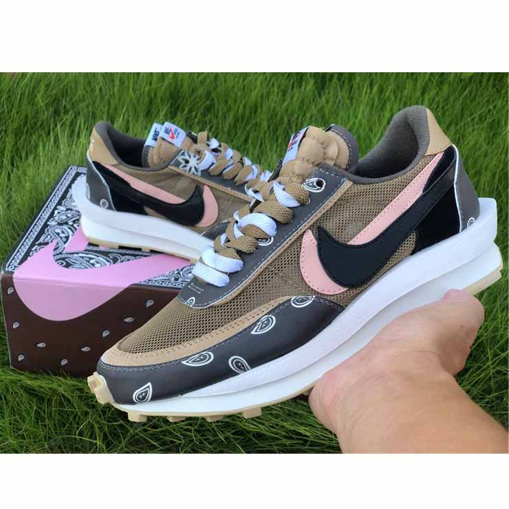 Lvd Waffle Daybreak X Nike Sacai White Brown Grey - PerfectKickZ