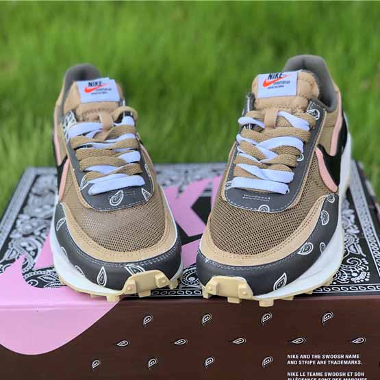Lvd Waffle Daybreak X Nike Sacai White Brown Grey - PerfectKickZ
