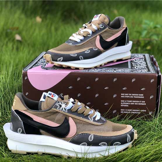 Lvd Waffle Daybreak X Nike Sacai White Brown Grey - PerfectKickZ