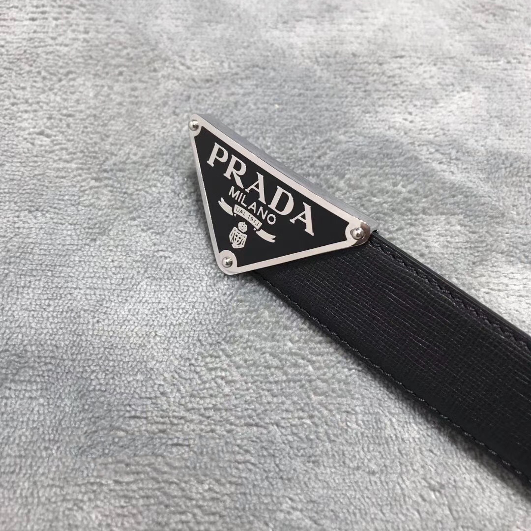 Prada Leather Belt - PerfectKickZ